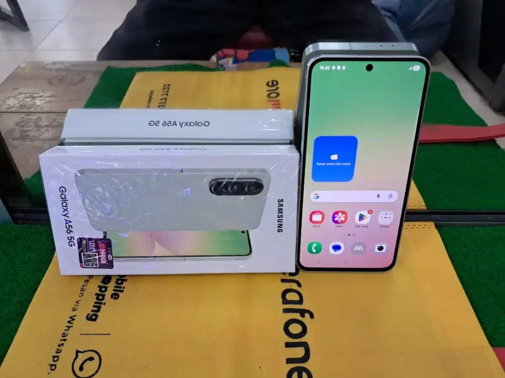 Samsung A56 5G Ram 12 /256 GB mulus lengkap gransi activ