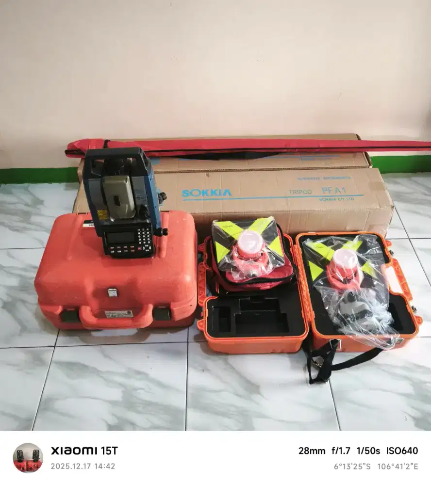 Beli Jual Total Station Sokkia IM-105 Mulus aksesoris baru