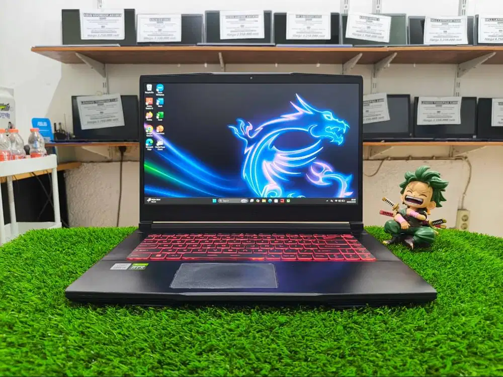 Laptop bekas MSI GF63 THIN 10UC Intel Core i5-10500H Ram 16GB