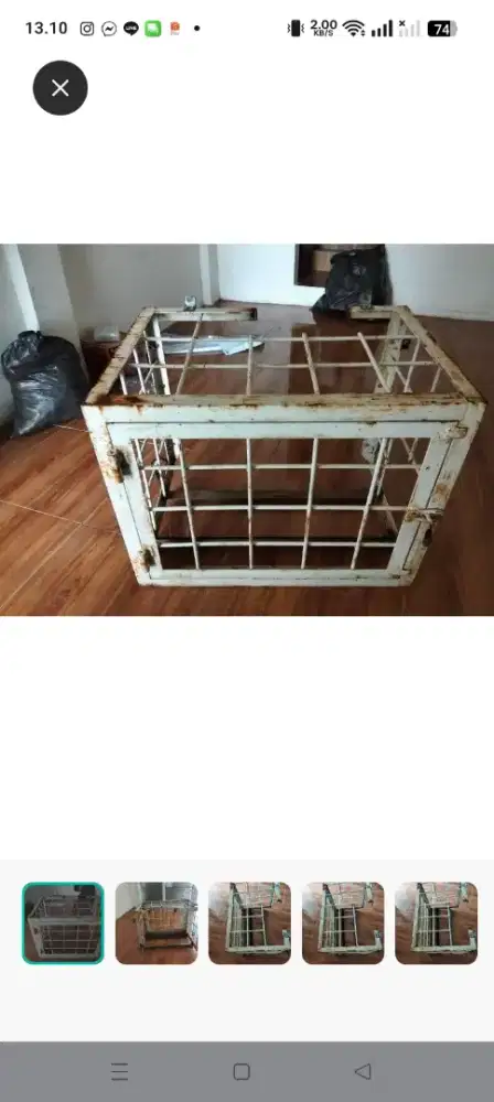 Kerangkeng AC outdoor Pelindung AC outdoor anti maling