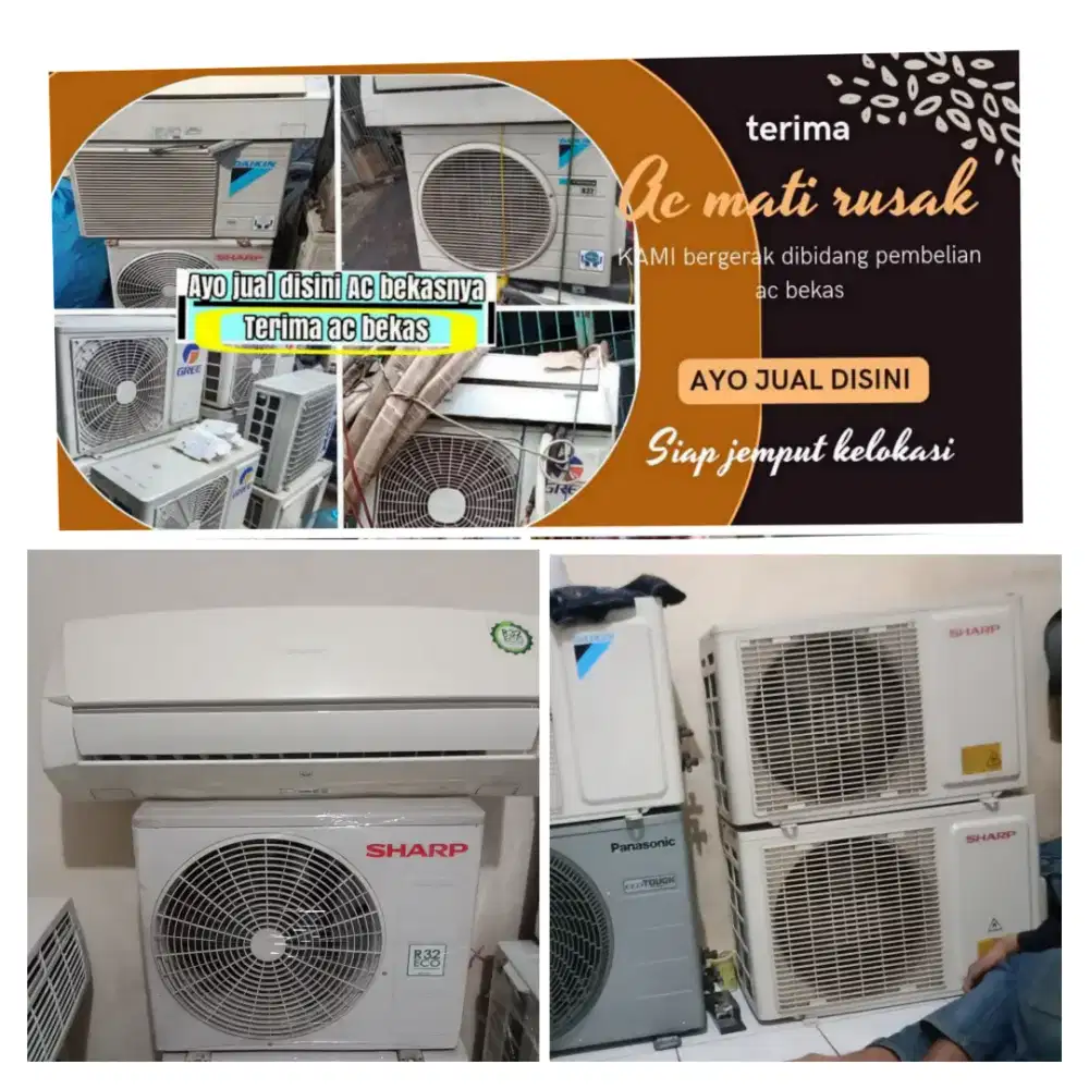 Terima ac bekas rusak