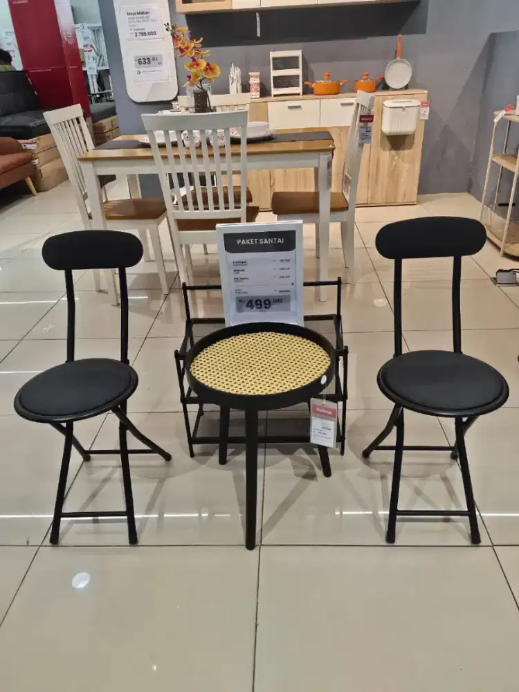 SET KURSI LIPAT DAN MEJA MURAH