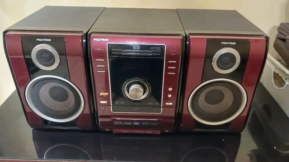 Djual Radio Tape Compo Hifi Xcell Polytron