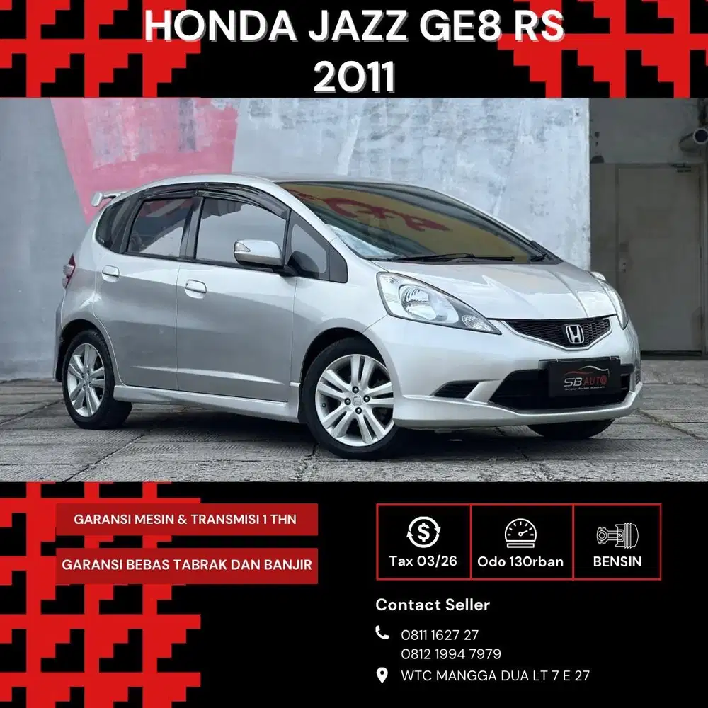 Honda Jazz Rs 1.5 At/Matic 2011