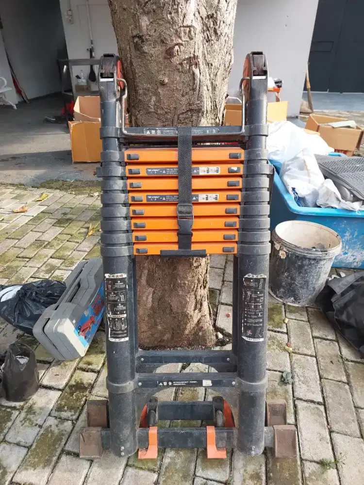 Tangga Lipat Telescopic / Tangga Double 8.2 M