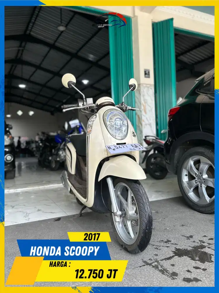 HONDA SCOOPY 2017 MURAH POLL BOSSKU HIKMAH MOTOR KEPUH MALANG