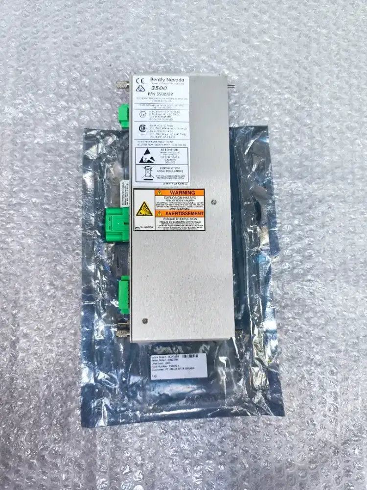 Bently Nevada 3500 P/N 3500/22 Asset Condition Monitoring