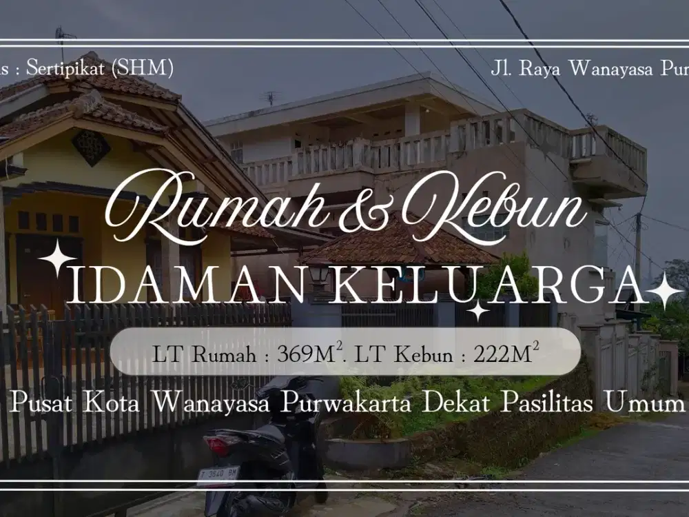 Jual Rumah Dan Kebun Di Wanayasa Purwakarta