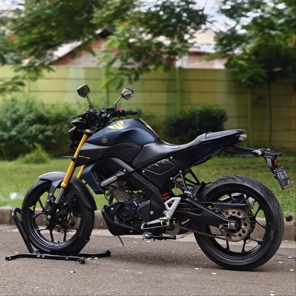 YAMAHA MT15 2019 BIRU PAJAK PANJANG SIAP NGEBUT