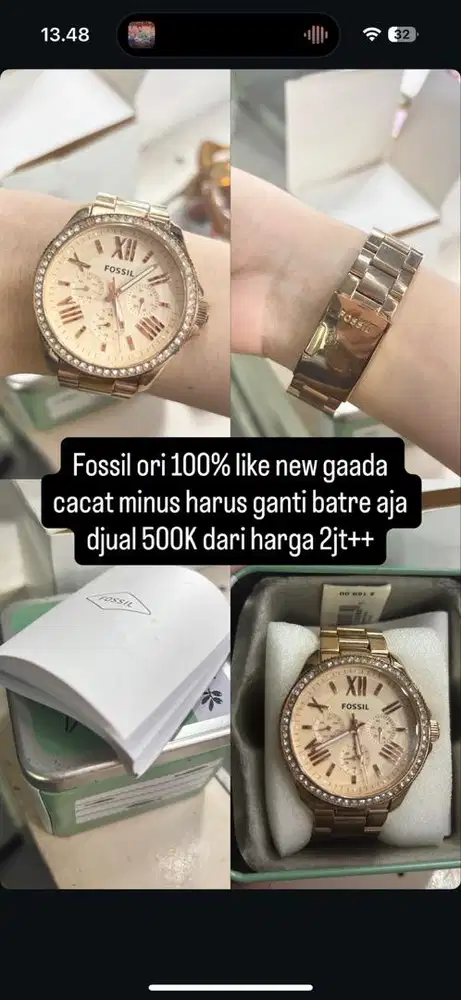 Jam tangan fossil ori