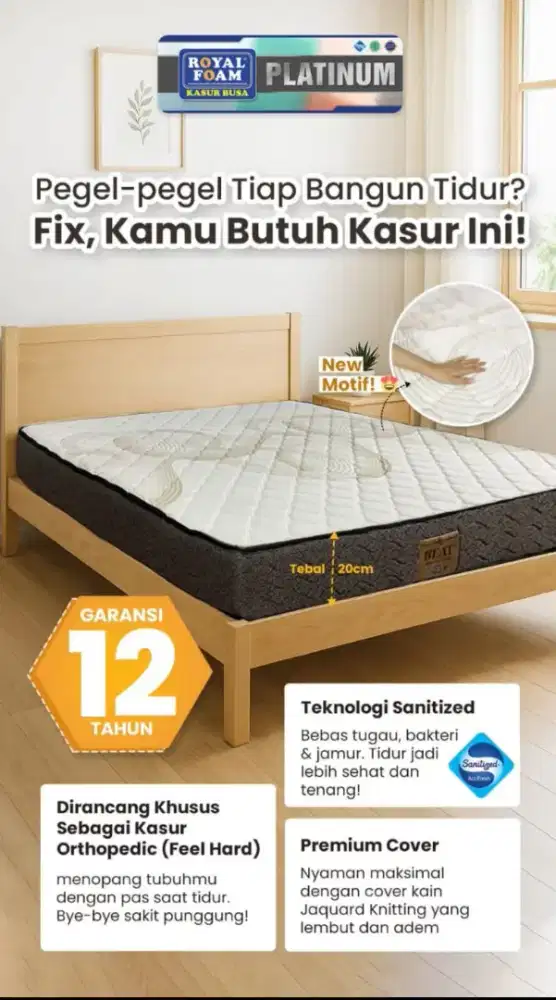 Promo Ks Busa Rebonded Royal Foam 160
