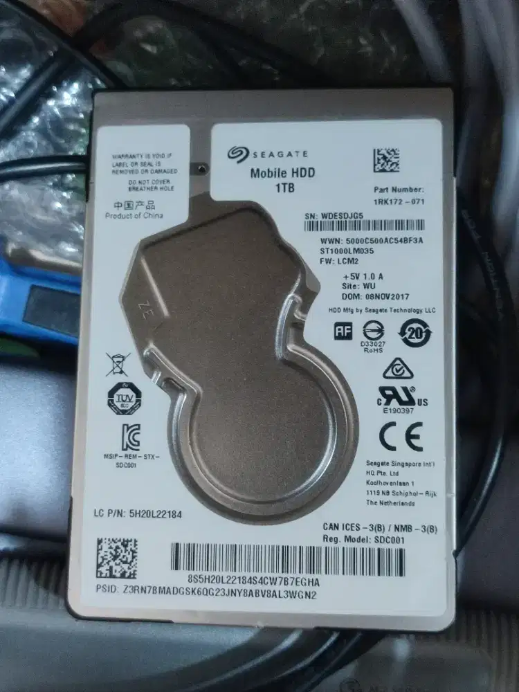 HDD Laptop Seagate 1TB like a new