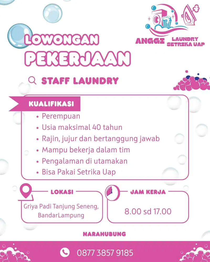 Staff Laundry Anggi