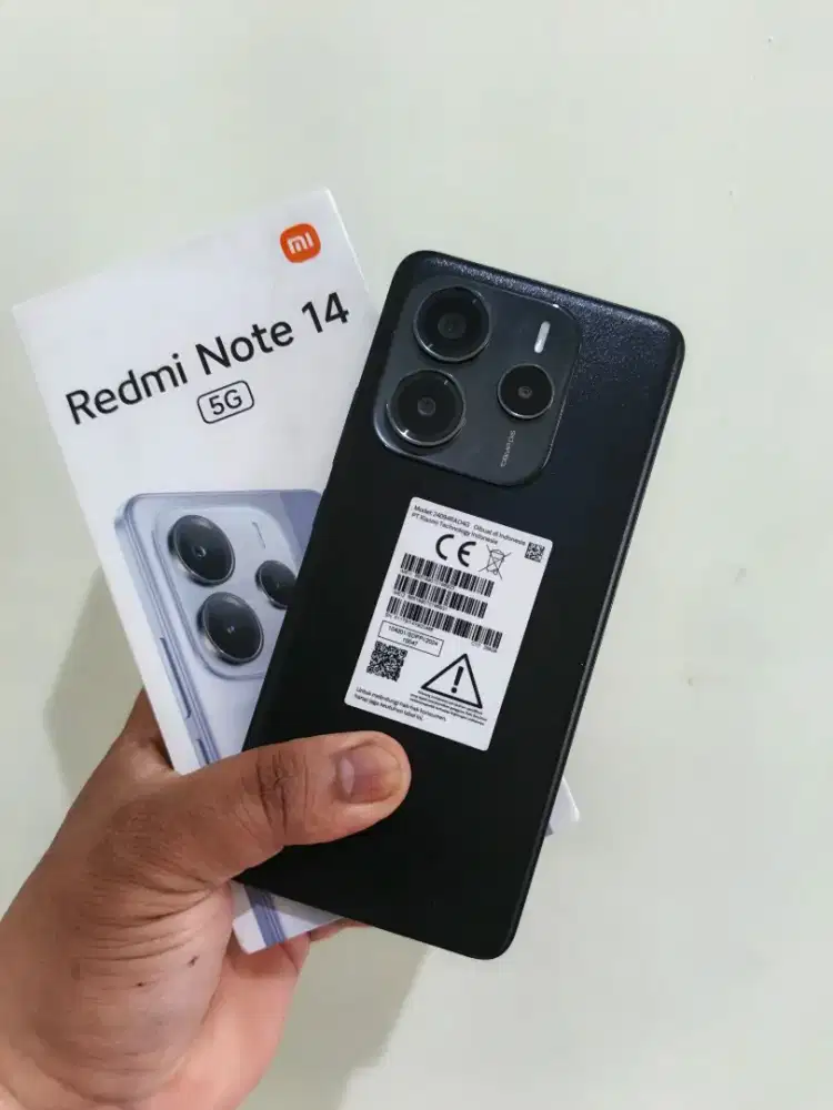 XiaoMi Redmi NoTe 14 5G BLack 8/256 Gb Perfect 100% & Garansi 13 BuLan