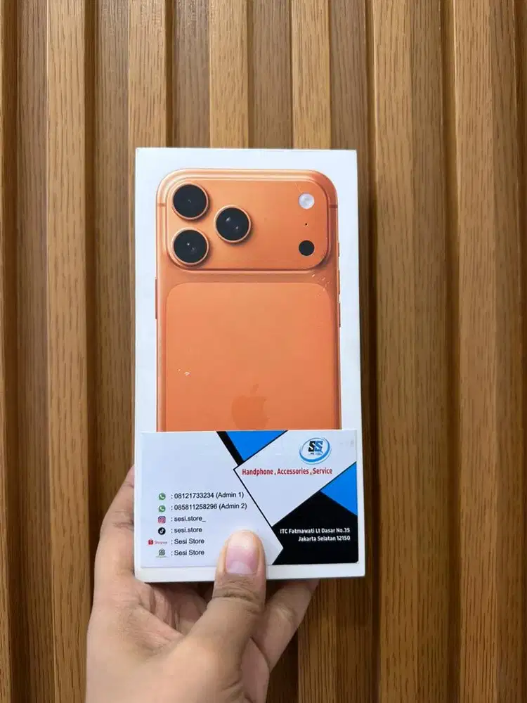 NEW IPHONE 17 PRO MAX 512GB ORANGE IBOX DI JUAL CEPAT !!!