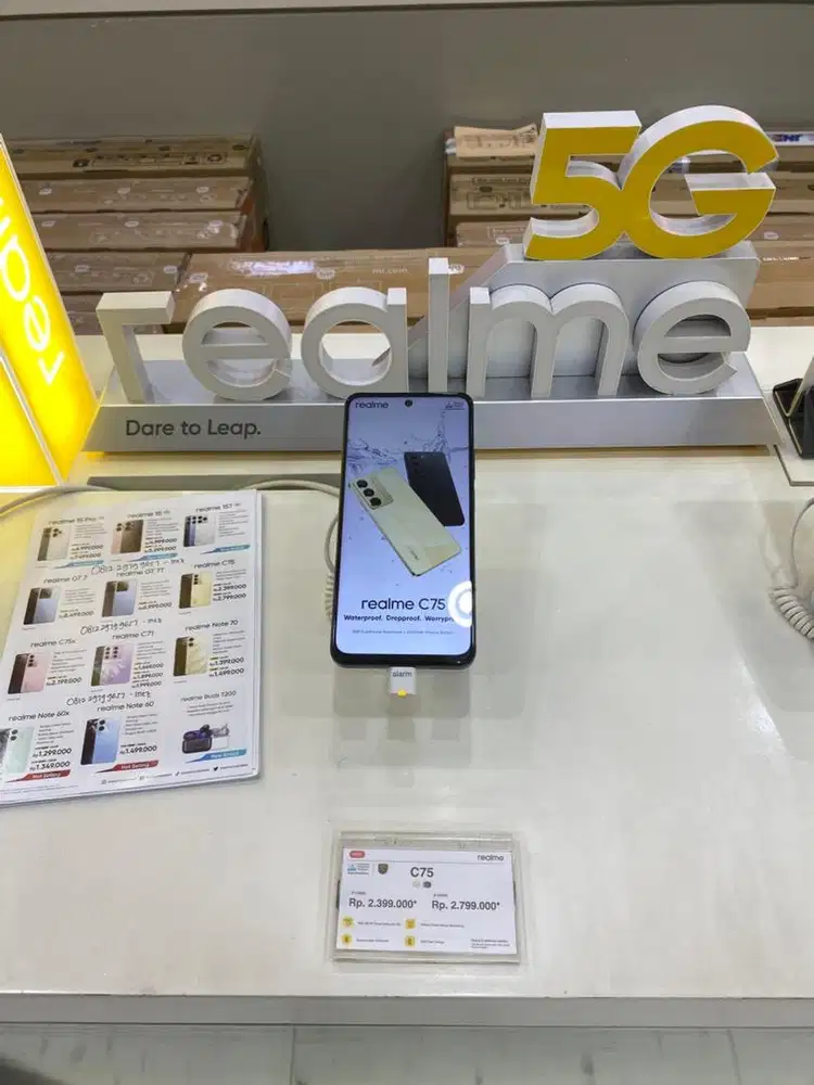 Realme c75 tahan debu tahan air