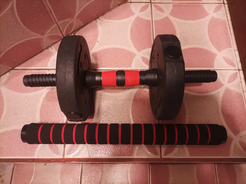 Dumbell 2kg plus 2 stick