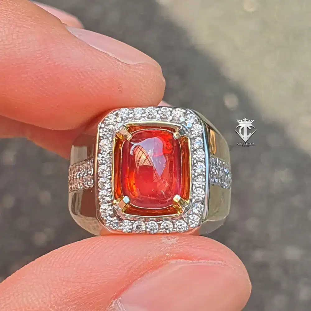 Batu Permata Natural Top Clean Umbalite Garnet 4.22 Ct NTE CGL Memo