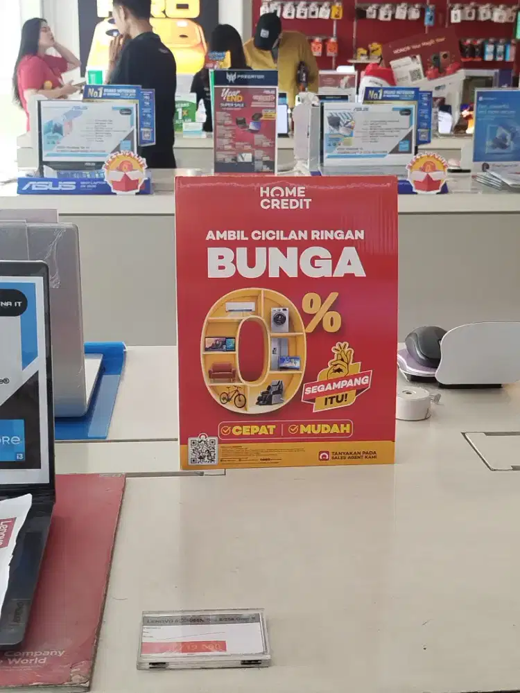 KREDIT DP 0% CICILAN RINGAN 0%