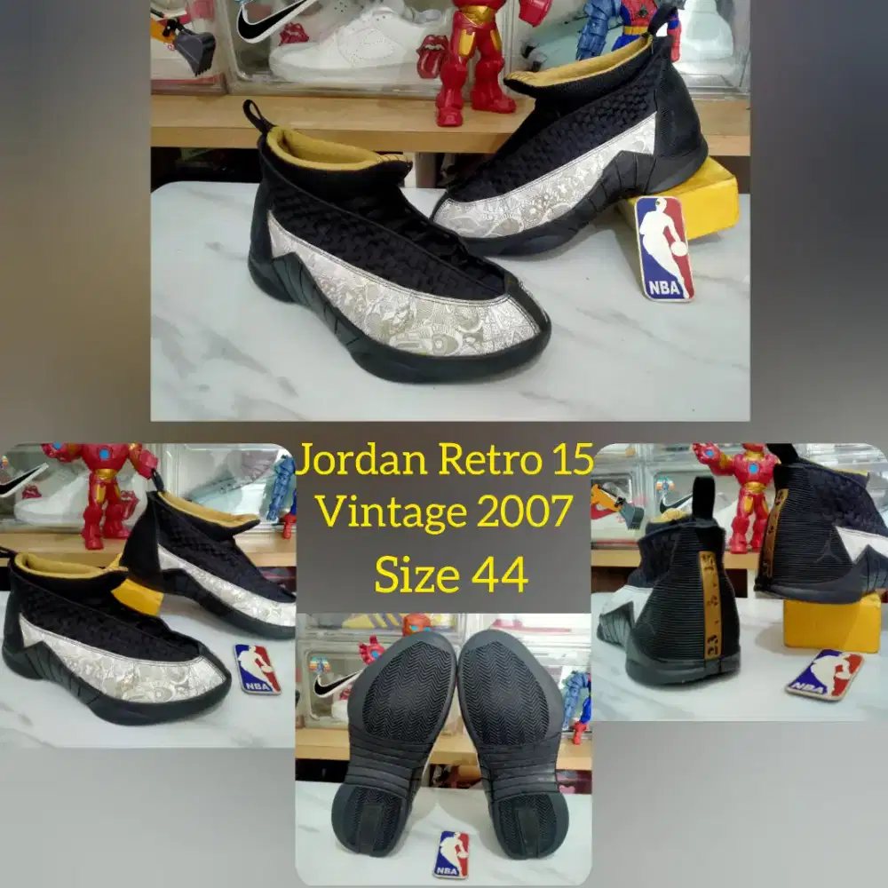 Sepatu Basket Vintage Nike Jordan Retro 15