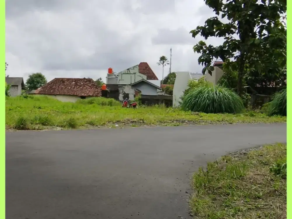 Tanah Jogja SHM Pekarangan Siap Balik Nama Barat Jl Kaliurang