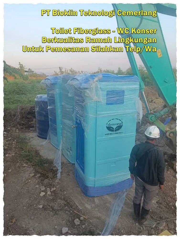 Toilet Proyek/Toilet Portable/Toilet Event/kuat dan kokoh / Toilet Reg