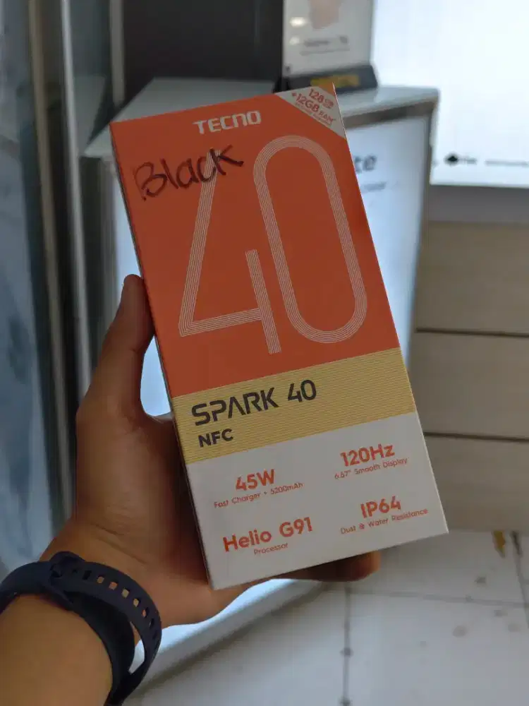 Tecno Spark 40 Nfc 6/128GB (new)*Bisa cod, fastrespon Wa