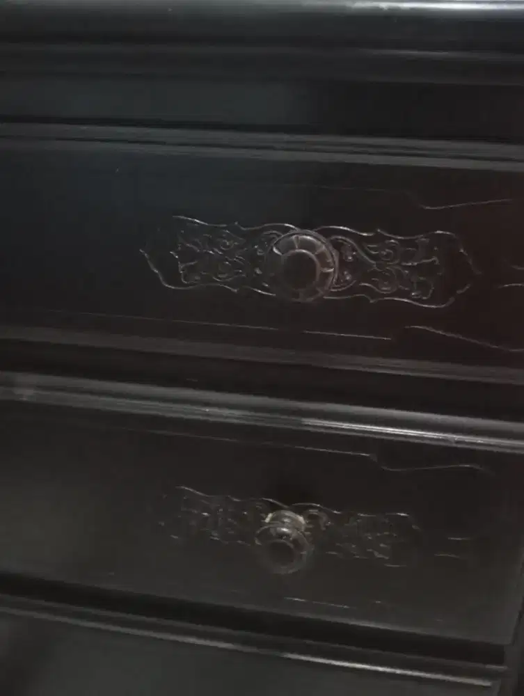 Lemari rias ukiran asli jati jepara