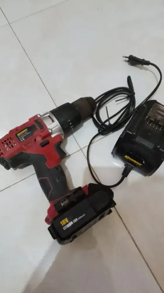 Jula bor listri merek krisbow 18v 20000mah