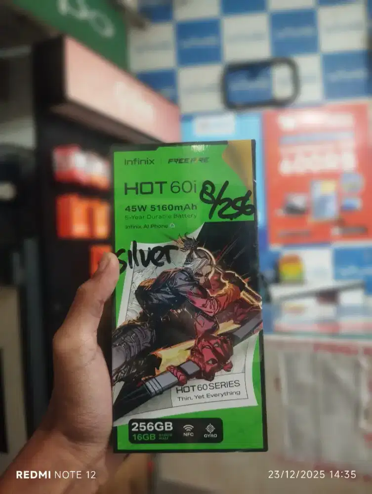 INFINIX HOT 60I BARU 8/256 BERGARANSI RESMI