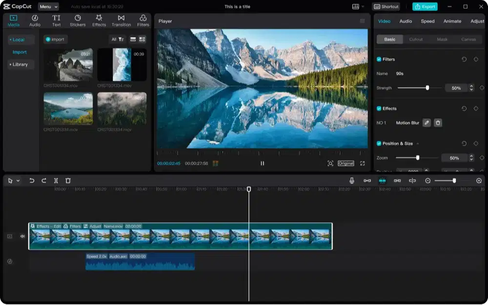 VIDEO EDITOR SHORT