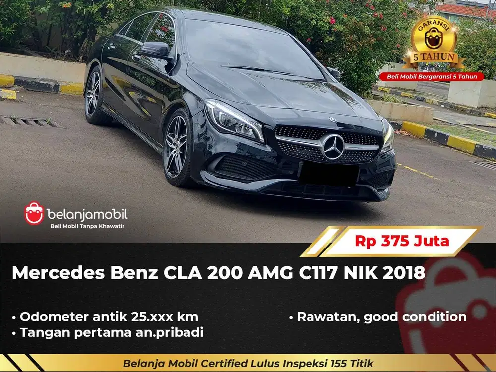 [ GARANSI 5TH ] Mercedes Benz Mercy CLA200 CLA 200 AMG C117 2018/2019