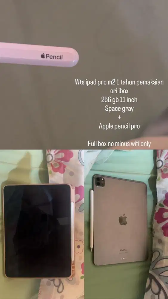 Wts ipad pro m2 + Apple pencil pro