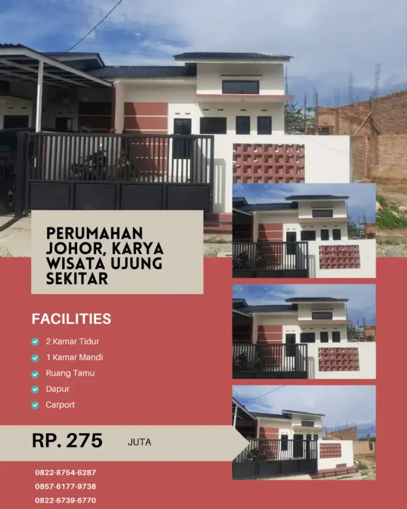 Dijual Perumahan Cantik Bebas Banjir Daerah Johor