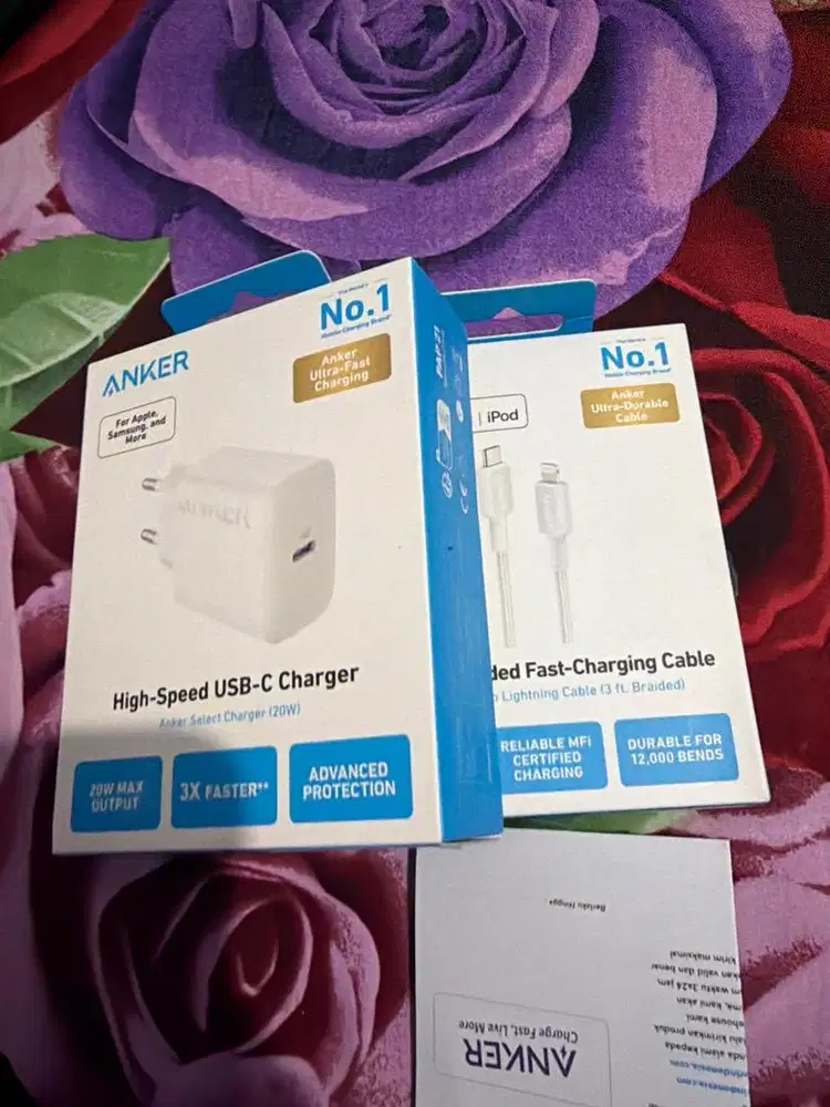 Charger Iphone Lightning Anker New