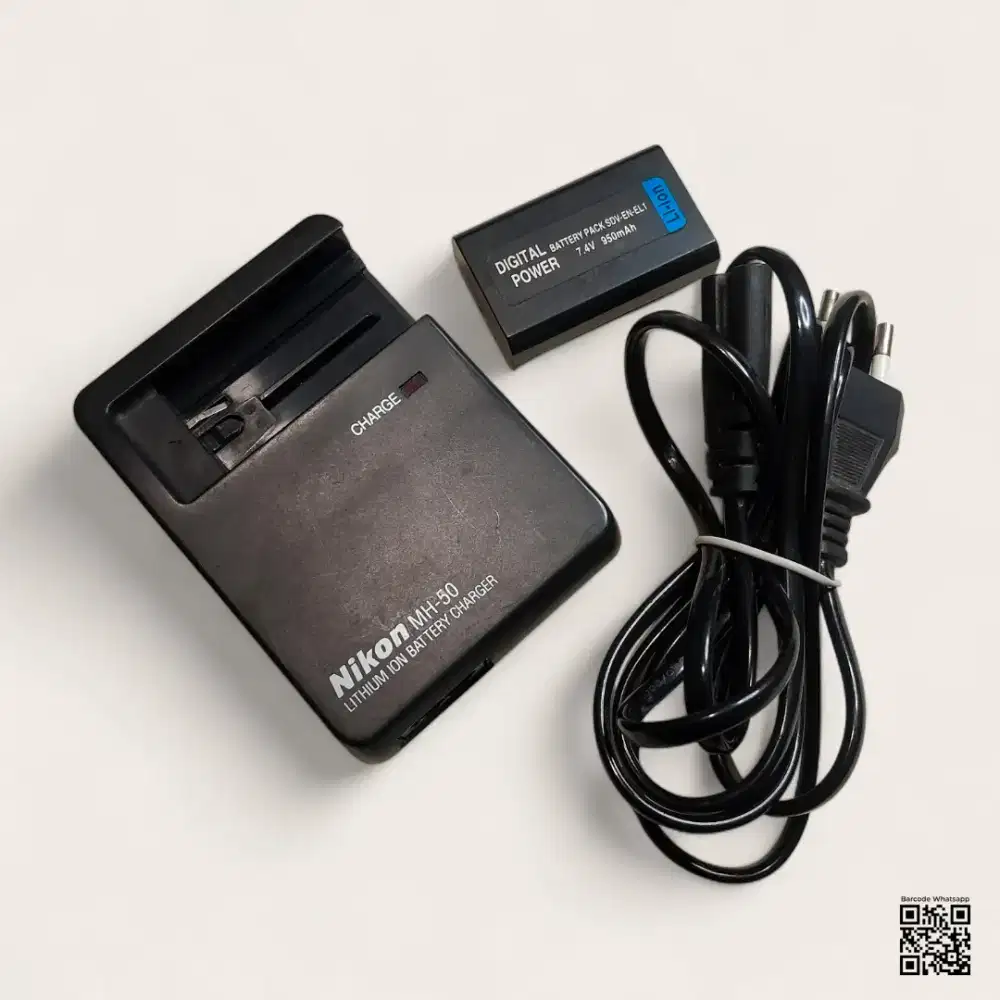 Baterai Charger Nikon Coolpix - Batre Casan EN-EL1