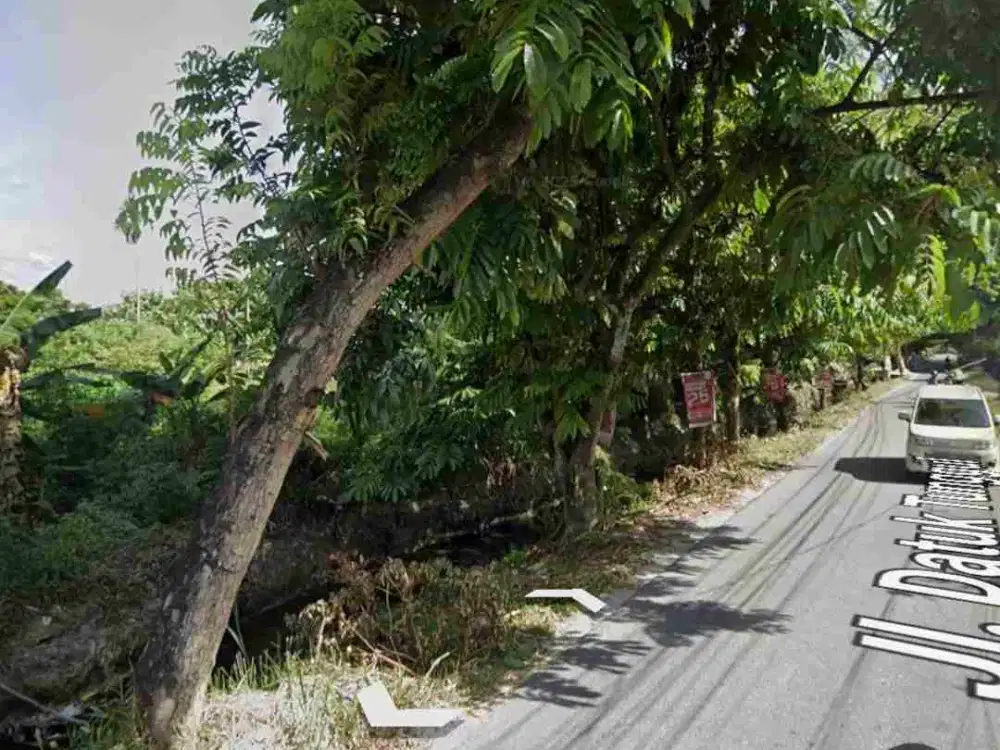 Tanah tepi aspal jl Datuk Tunggul Purwodadi Panam kota Pekanbaru