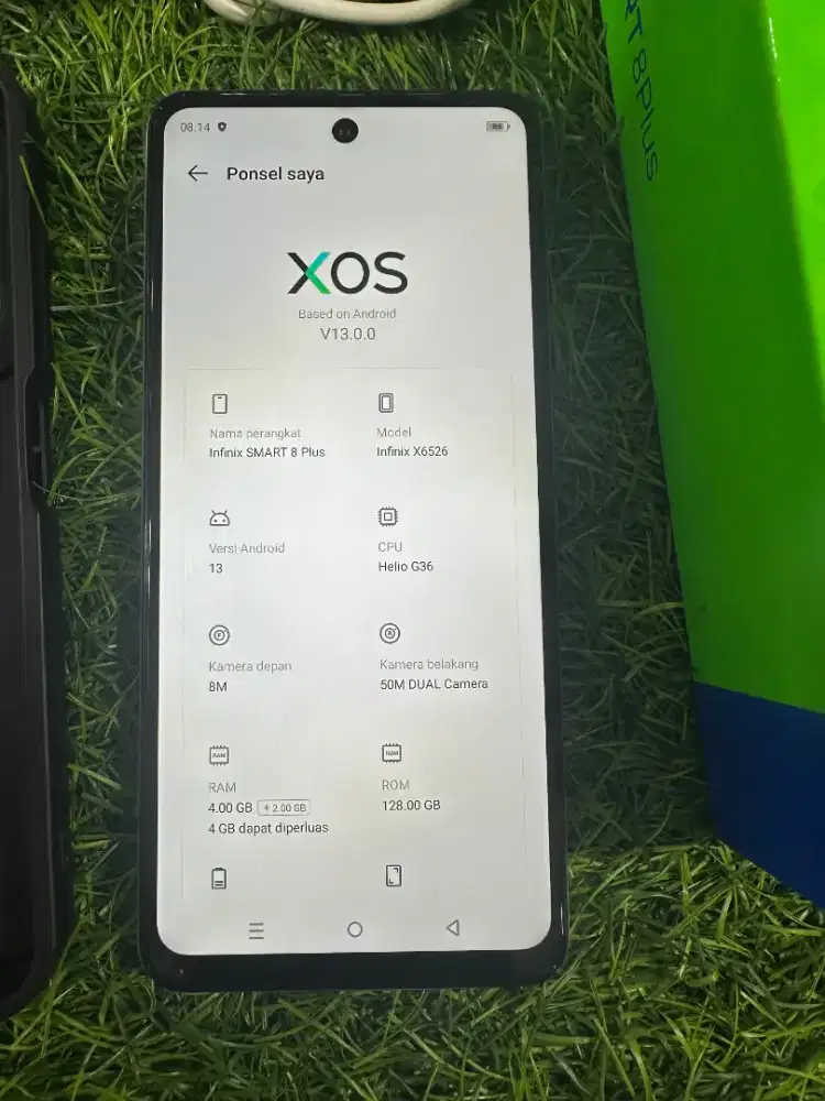 Infinix smart 8plus 4+4/128gb
Muluss
Fullset ori
Nominus