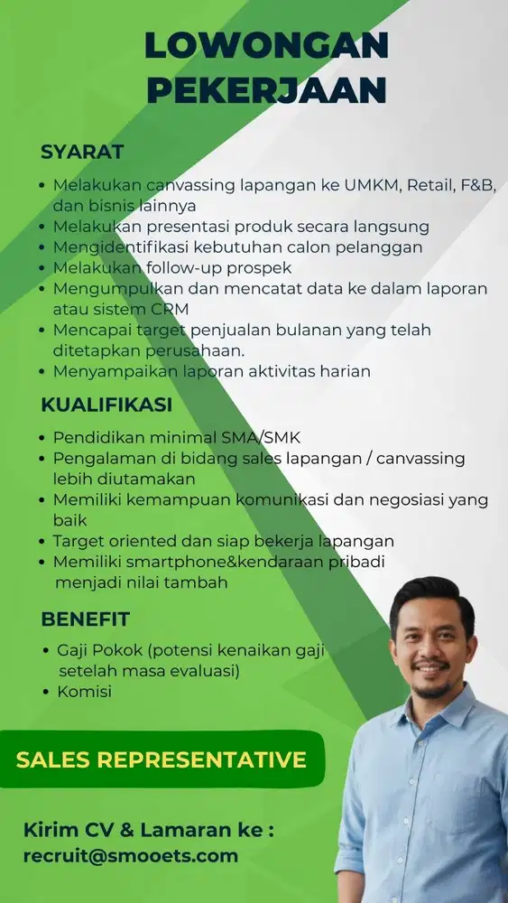 Sales Representative Produk   Whatsapp AI