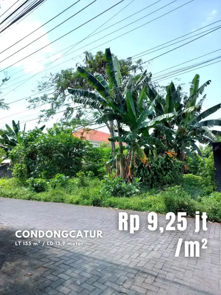Dijual Tanah Kavling Strategis di Condongcatur dekat Jalan Gejayan