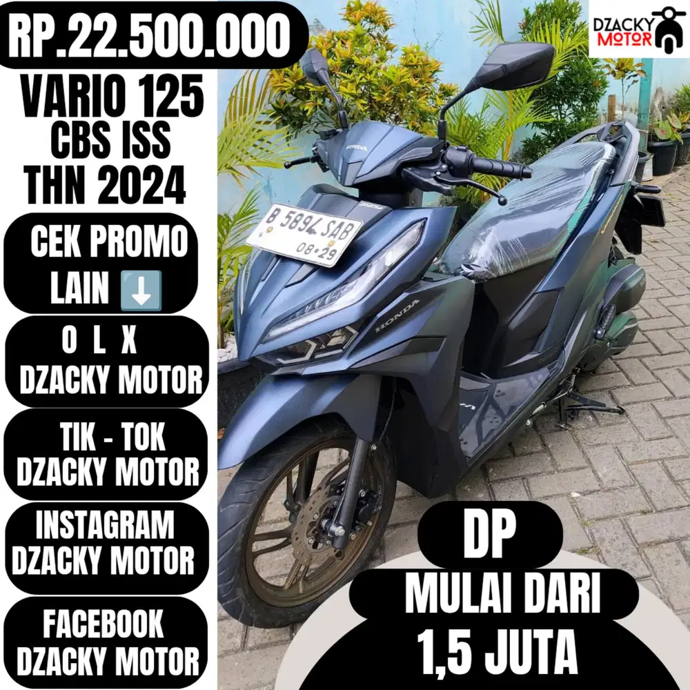 VARIO 125 CBS ISS THN 2024 SECOND LIKE NEW