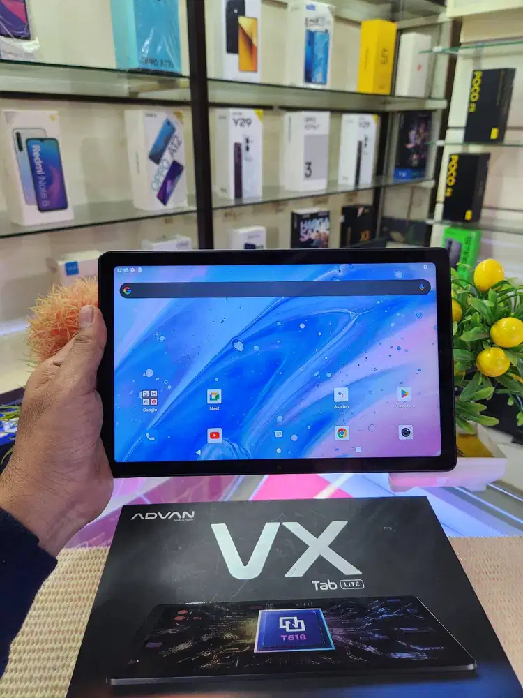 Tab Advan VX Lite Ram (6+6) 12Gb/ 128Gb Dual SIM Card Fullset Mulus