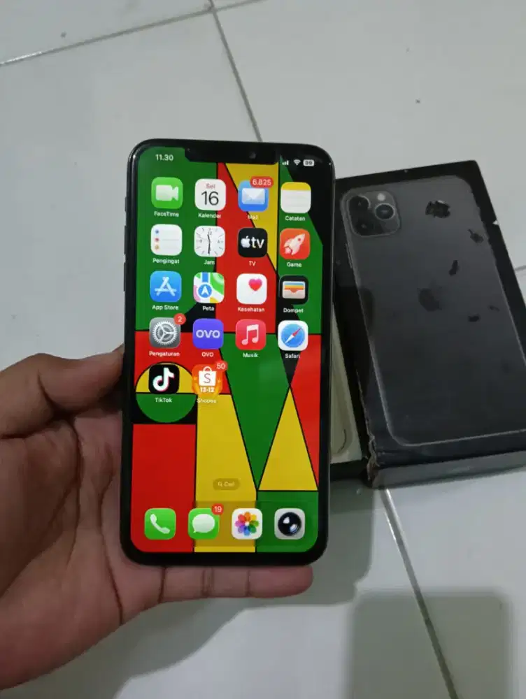 Iphone 11 pro max 64gb fullset all op