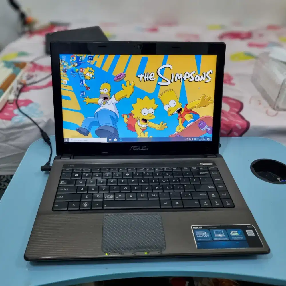 Laptop asus win 10 pro original, siap pakai sekolah kerja kuliah