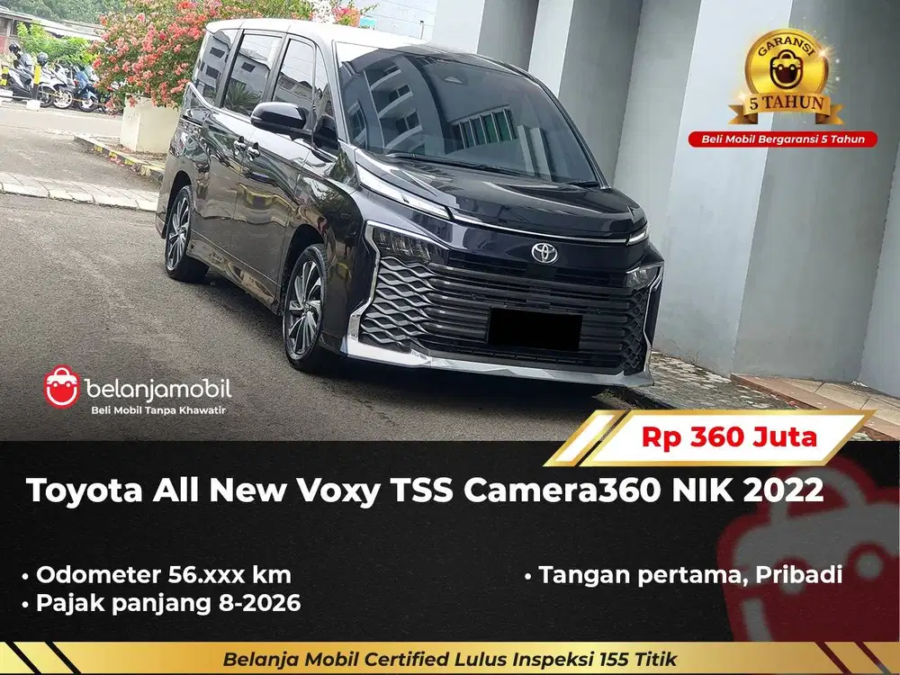 [ GARANSI 5TH ] Toyota All New Voxy TSS Ungu Tua Metalik 2022/2023