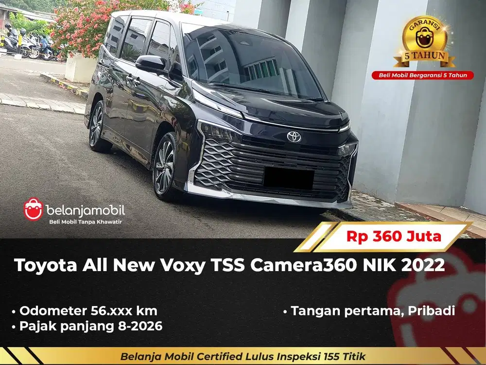 [ GARANSI 5TH ] Toyota All New Voxy TSS Ungu Tua Metalik 2022/2023