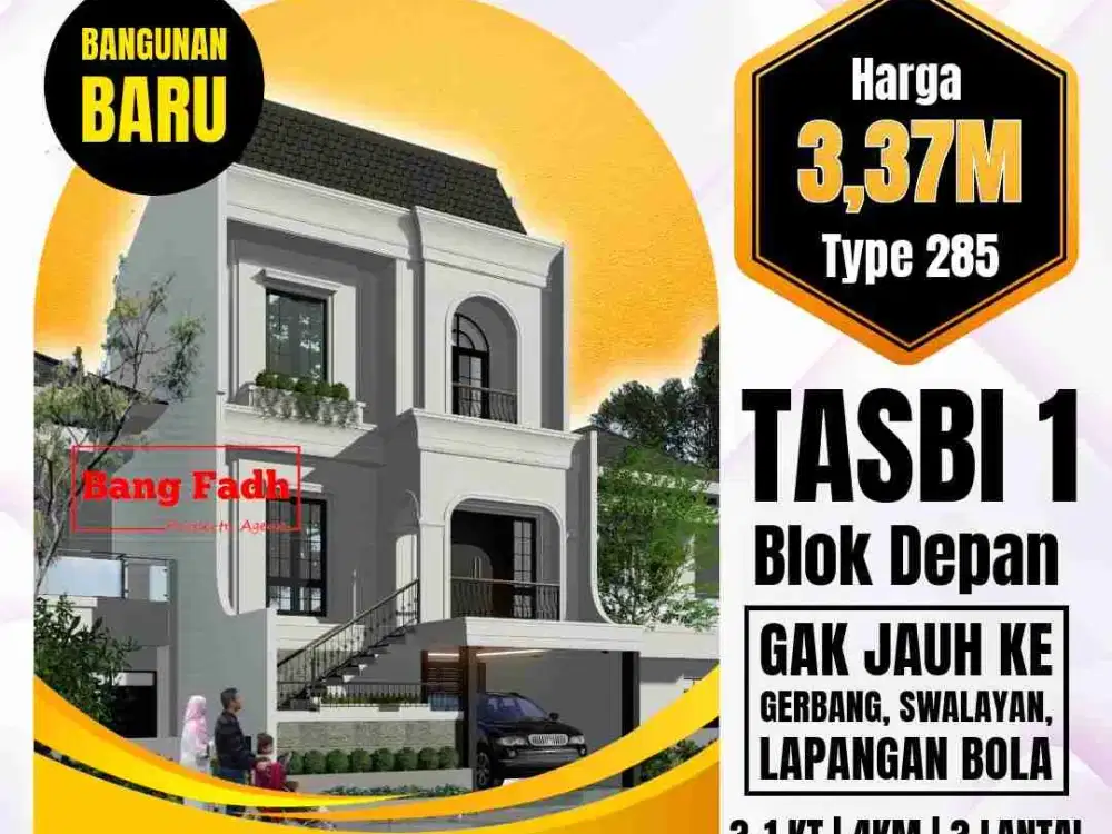 Rumah Dijual Bangunan Baru Tasbi 1 / Tasbih 1
