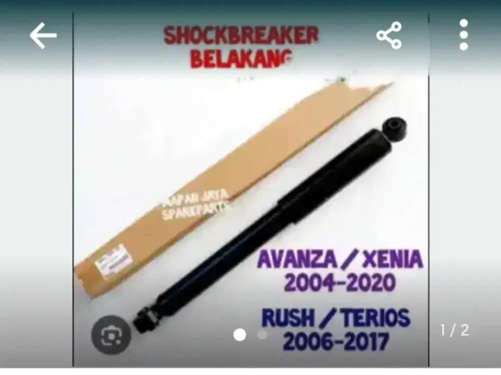Sepasang shockbrerker avanza, grand max, rush