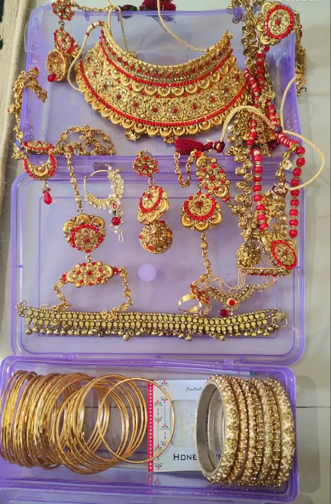 PERHIASAN AKSESORIS INDIA / CHOKER SET / GELANG