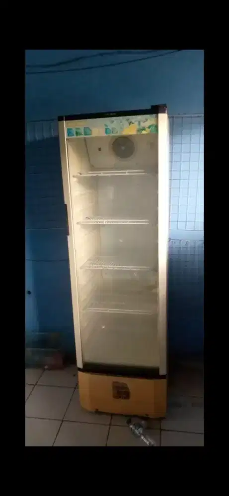 Jual bu showcase kulkas pendingin minuman ukuran tinggi 170 cm